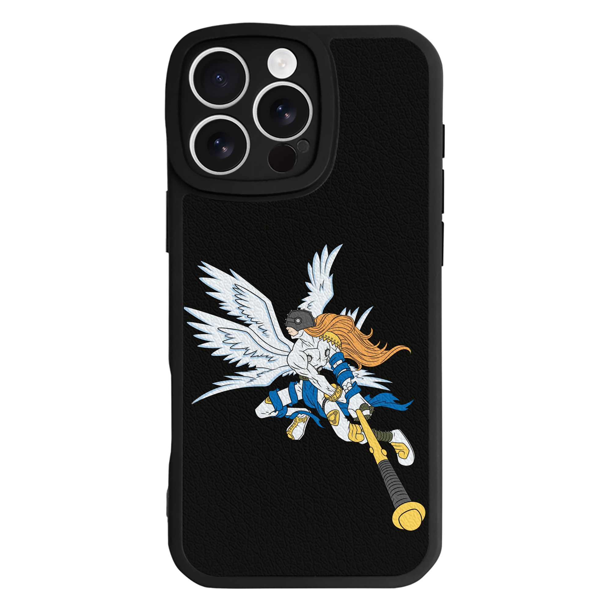 （画像用） Digimon デジタルモンスター/デジモン 【iPhone 16シリーズ対応】シリコンスマホケース（レザー調） 材質：シリコン